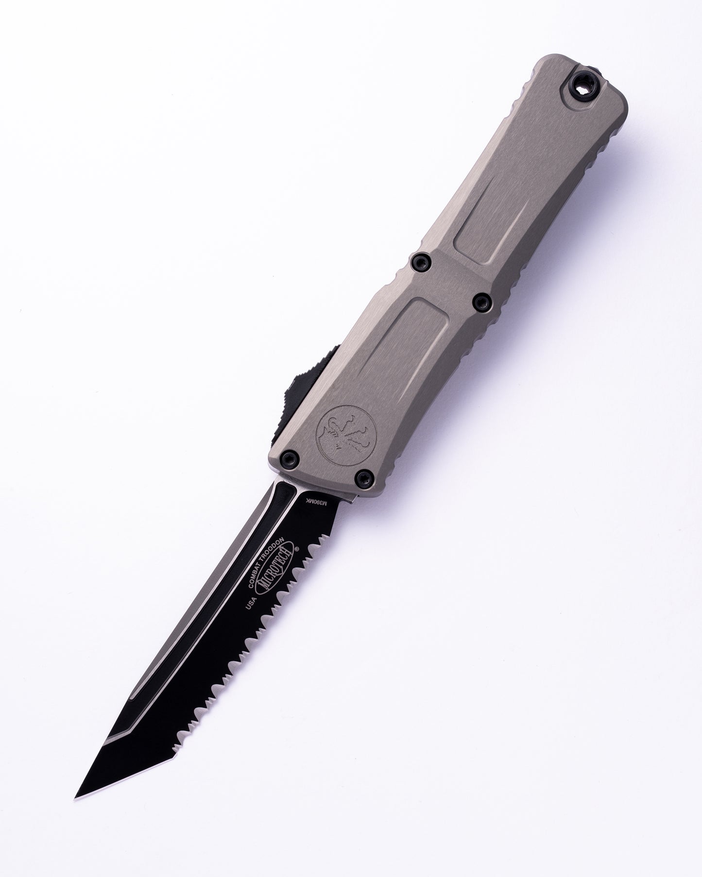 COMBAT TROODON GEN III T/E BLACK FULL SERRATE NATURAL CLEAR (1144-3NC)