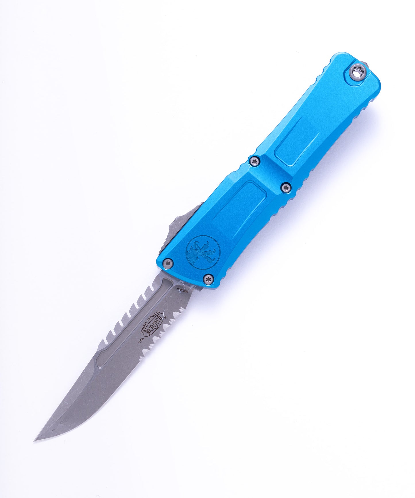 COMBAT TROODON GEN III INTERCEPTOR APOCALYPTIC PART SERRATE BLUE SIGNATURE SERIES (1217-11APBLS)