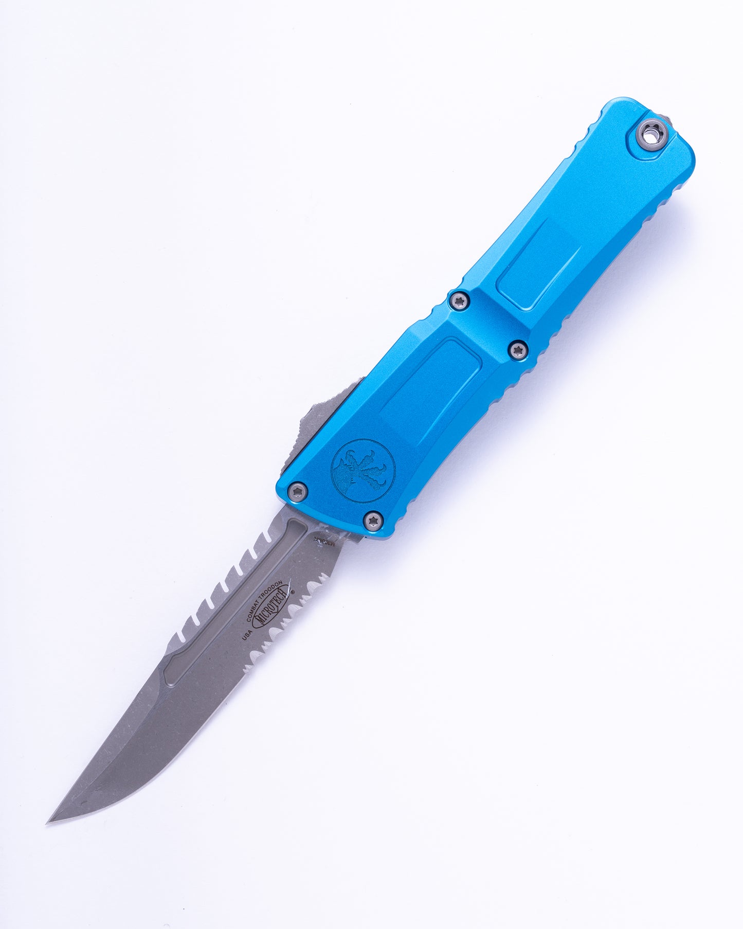 COMBAT TROODON GEN III INTERCEPTOR APOCALYPTIC PART SERRATE BLUE SIGNATURE SERIES (1217-11APBLS)