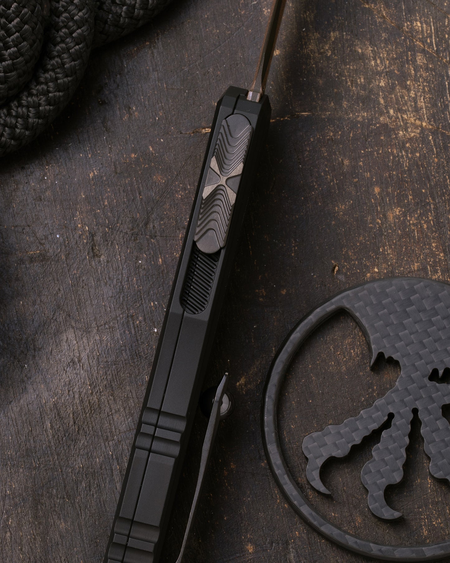 CYPHER II D/E BAKER FORGED COPPERMAI DAMHEFTED AIRCRAFT ALLOY DLC HARD CUT HW & BRONZE TIT ACCENT