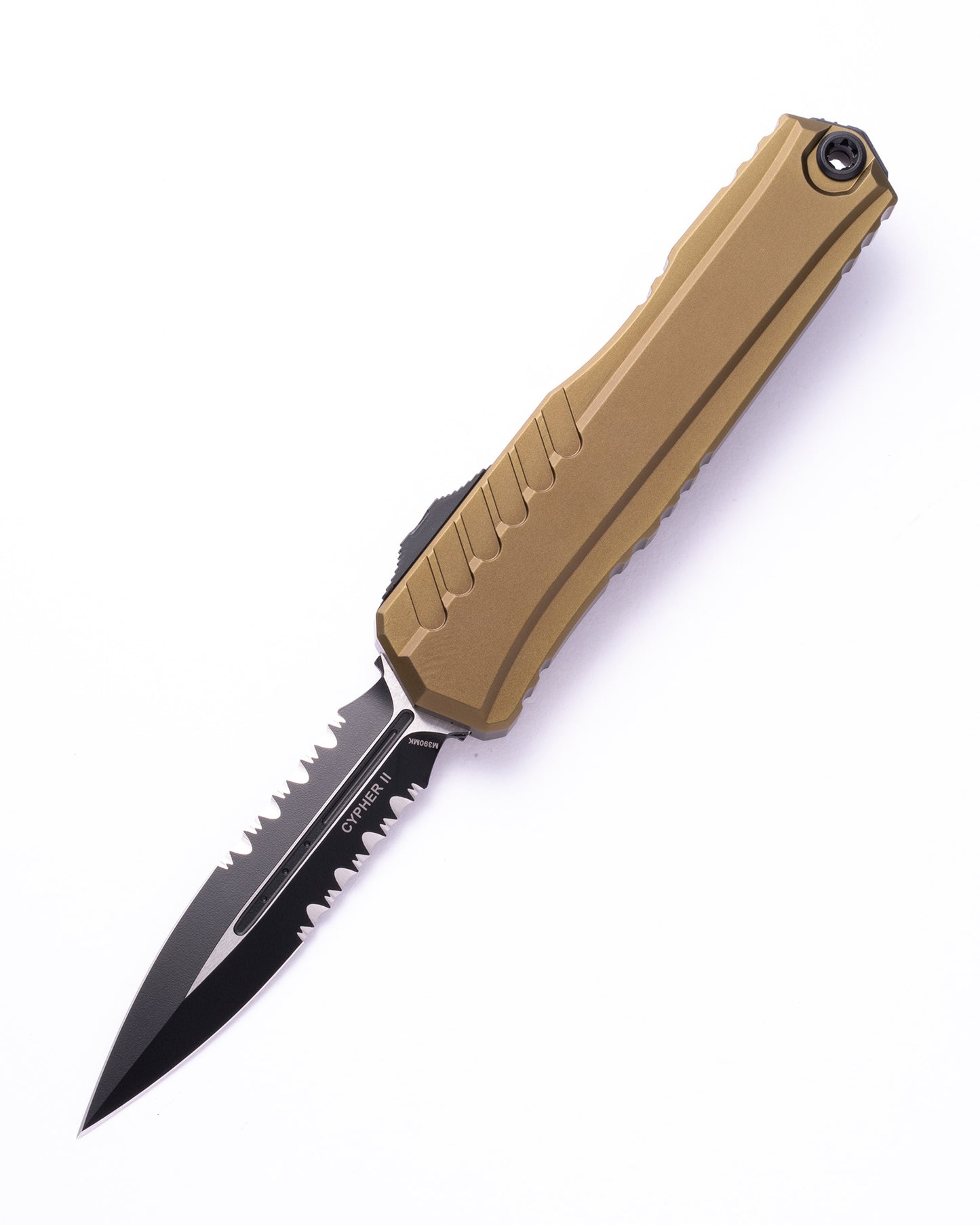 CYPHER II D/E BLACK PART SERRATE OD GREEN (1242-2OD)