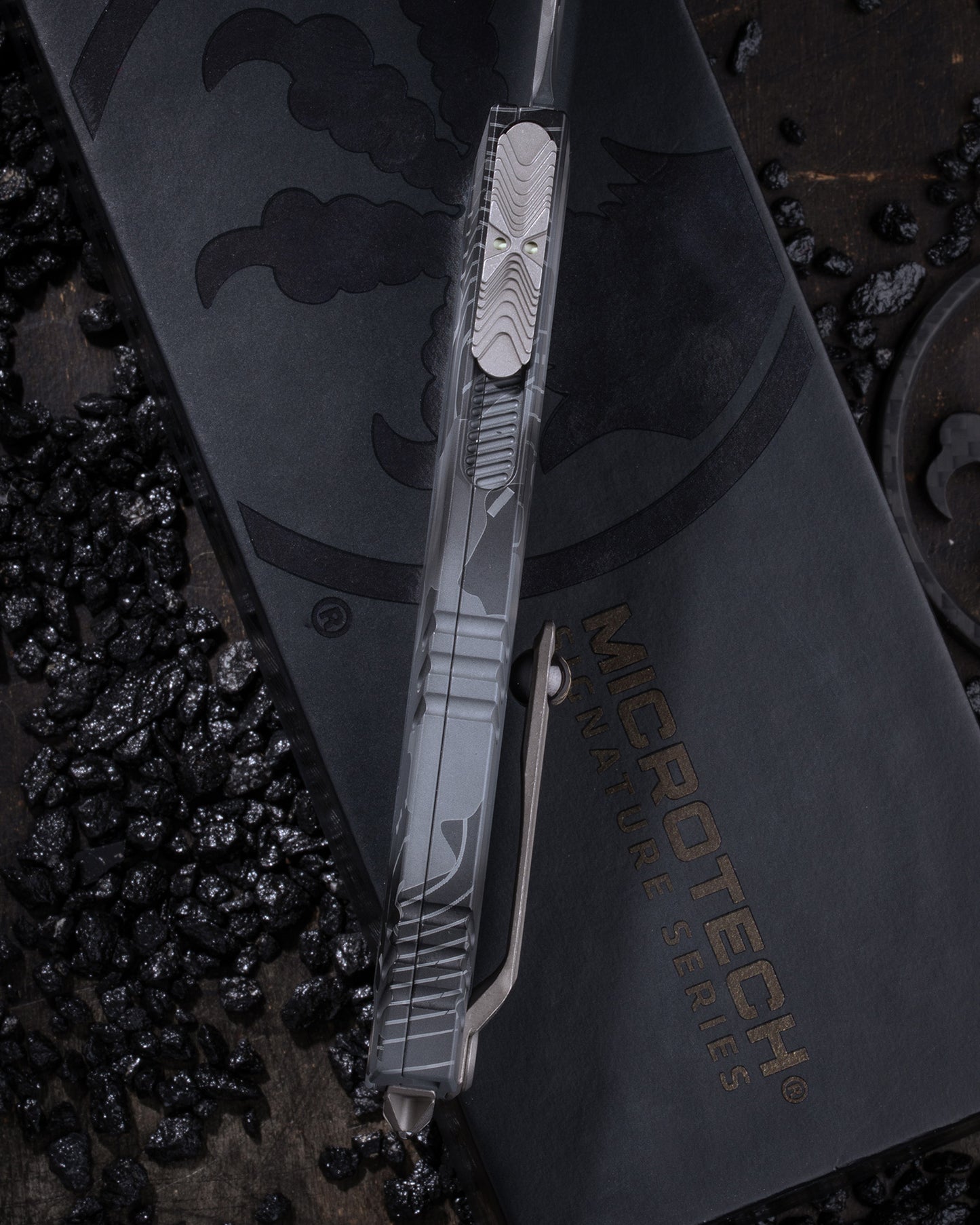 LUMINARY ZBP D/E STANDARD TOPOGRAPHIC URBAN CAMO TRITIUM BUTTON INSERT SIGNATURE SERIES (1270-1TPUCS)