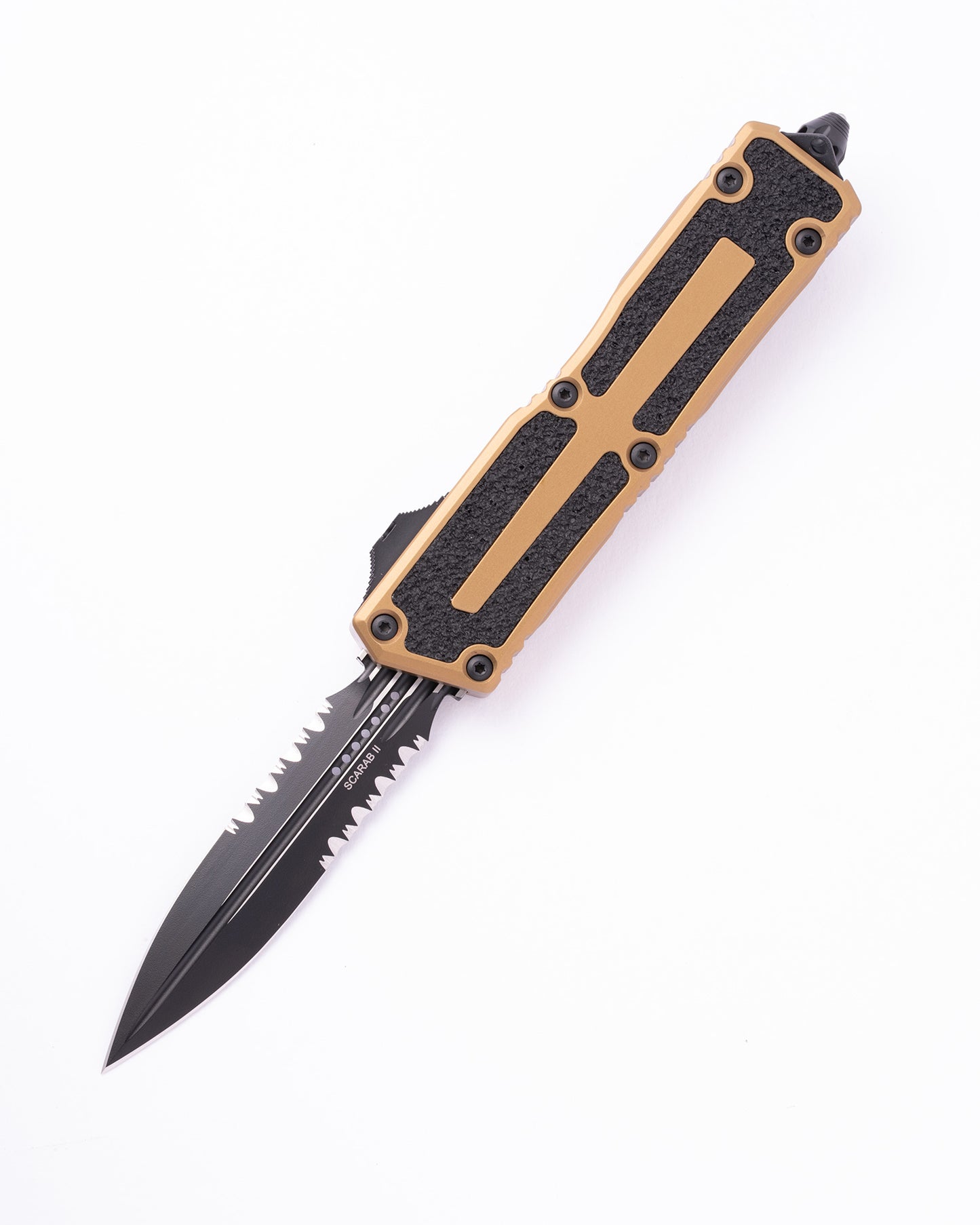SCARAB II GEN III D/E BLACK PART SERRATE TAN (1280-2TA)