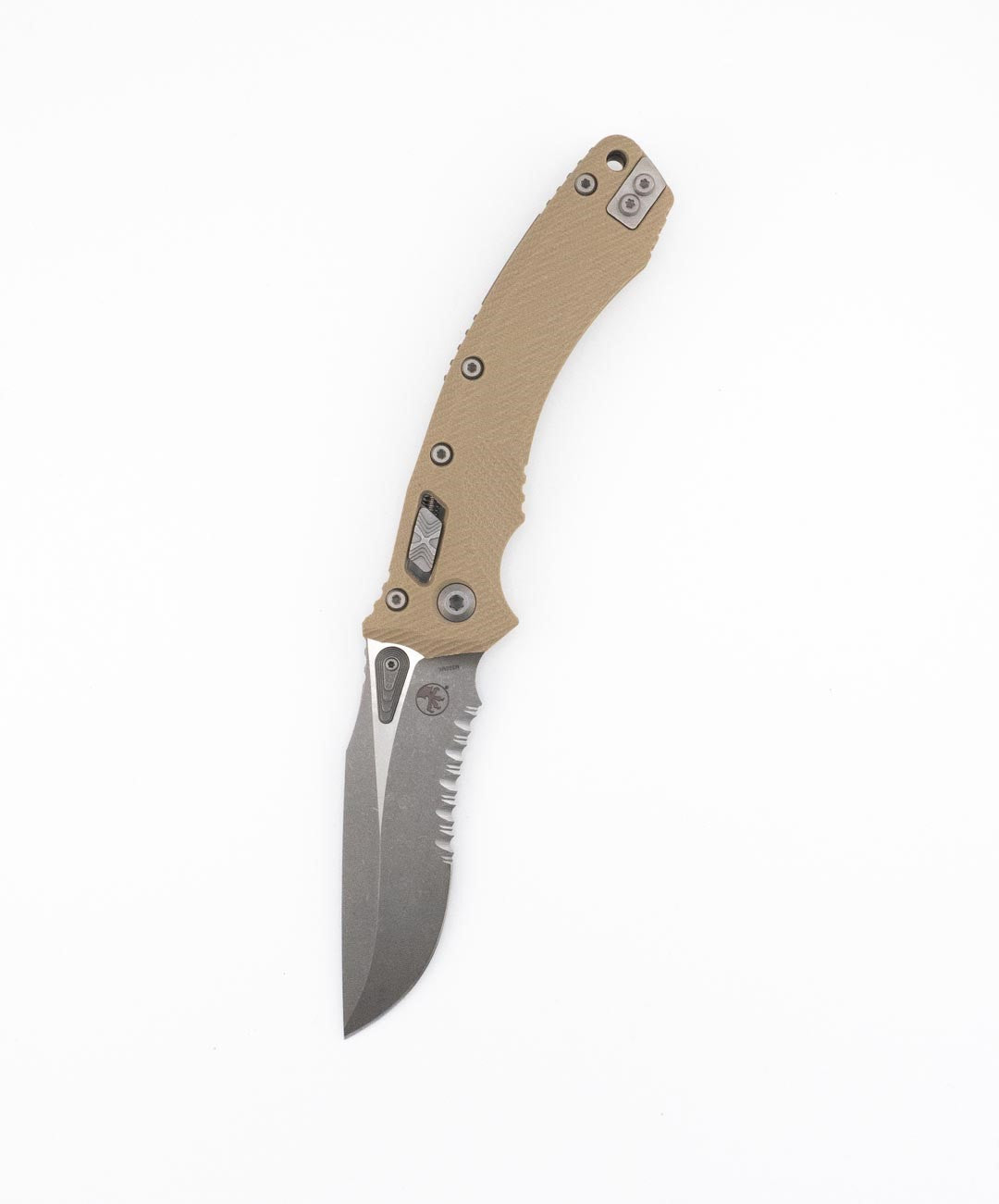 AMPHIBIAN RAM-LOK APOC PART SERR FLUTED TAN G10 (137RL-11APFLGTTA) FACTORY SECOND