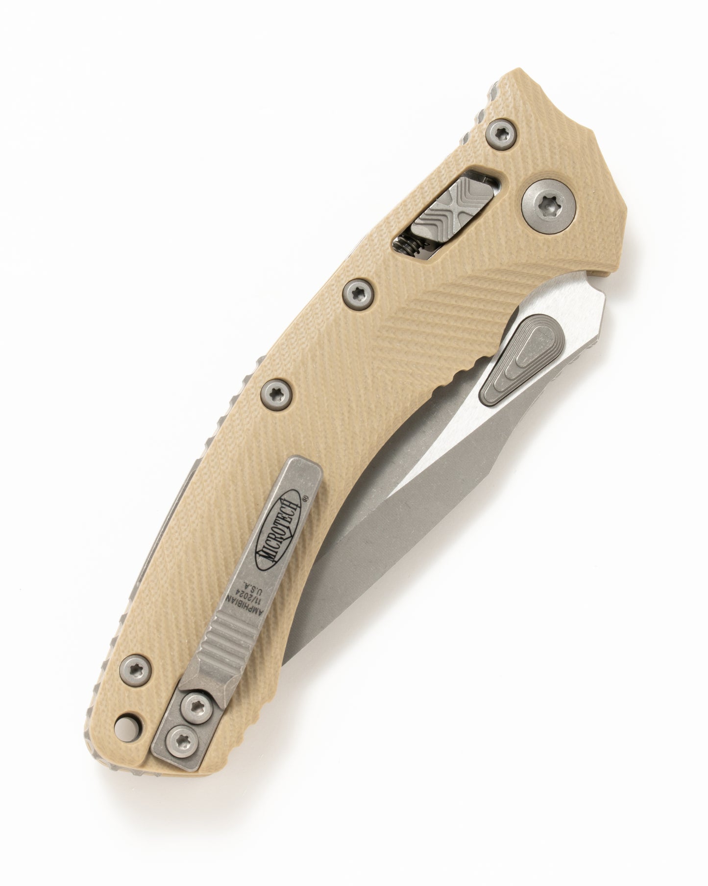 AMPHIBIAN RAM-LOK APOC PART SERR FLUTED TAN G10 (137RL-11APFLGTTA)
