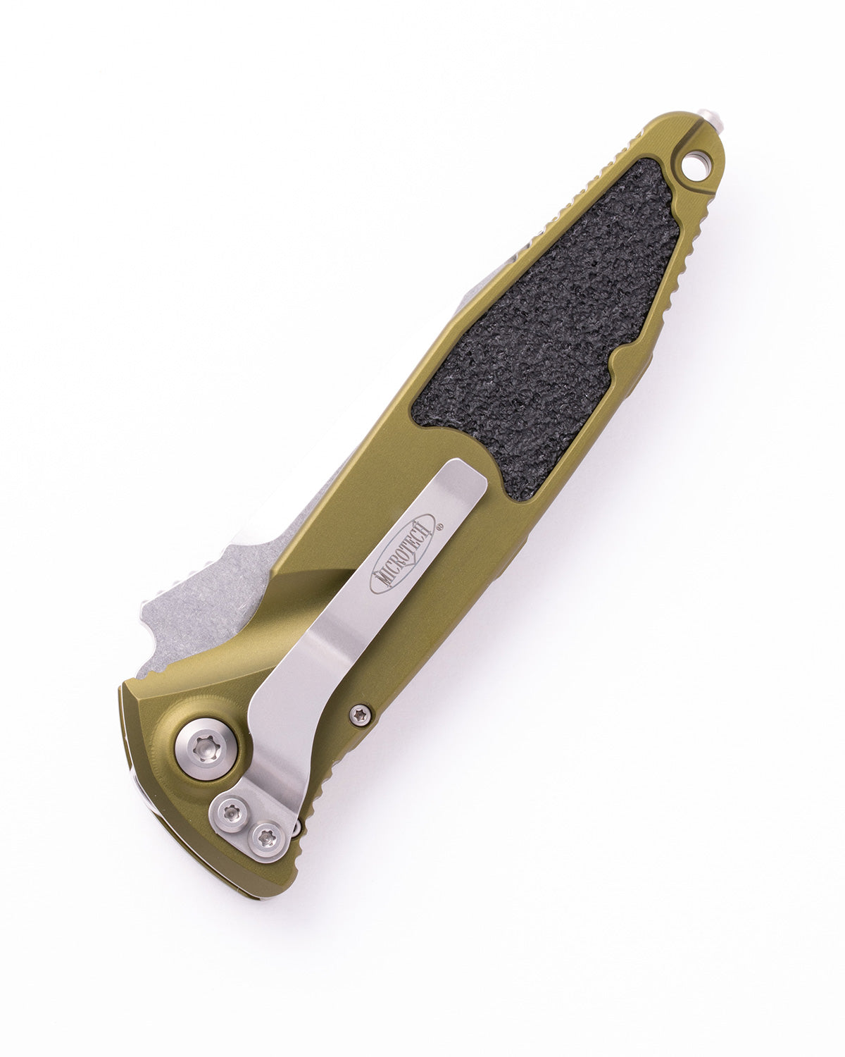 SOCOM Elite Auto S/E Stonewash Partial Serrated OD Green (160A-11OD)