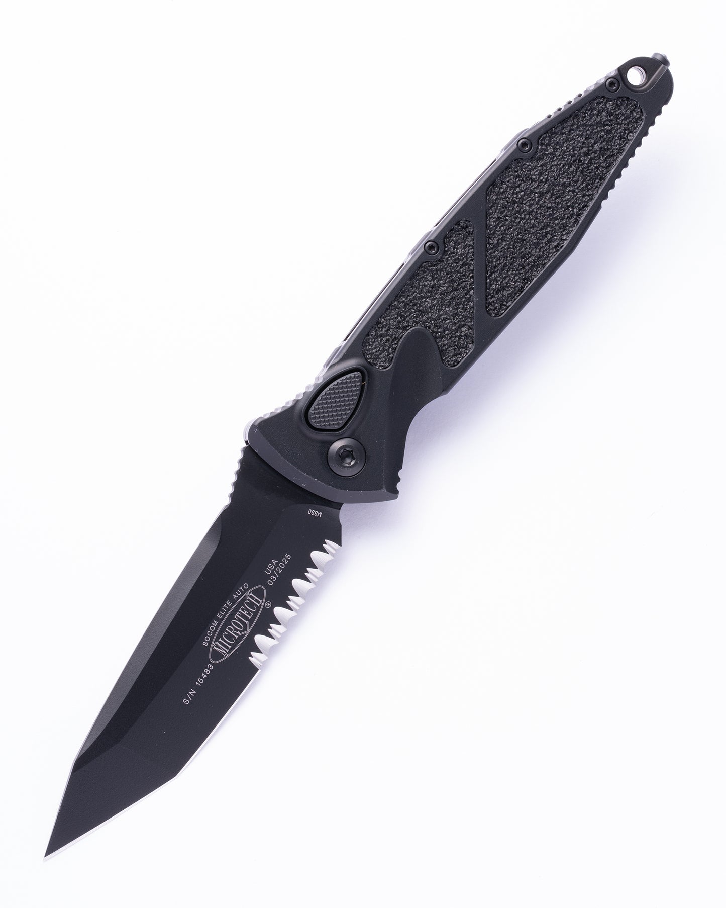 SOCOM ELITE AUTO T/E BLACKOUT PARTIAL SERRATED (161A-2T-X4) FACTORY SECOND