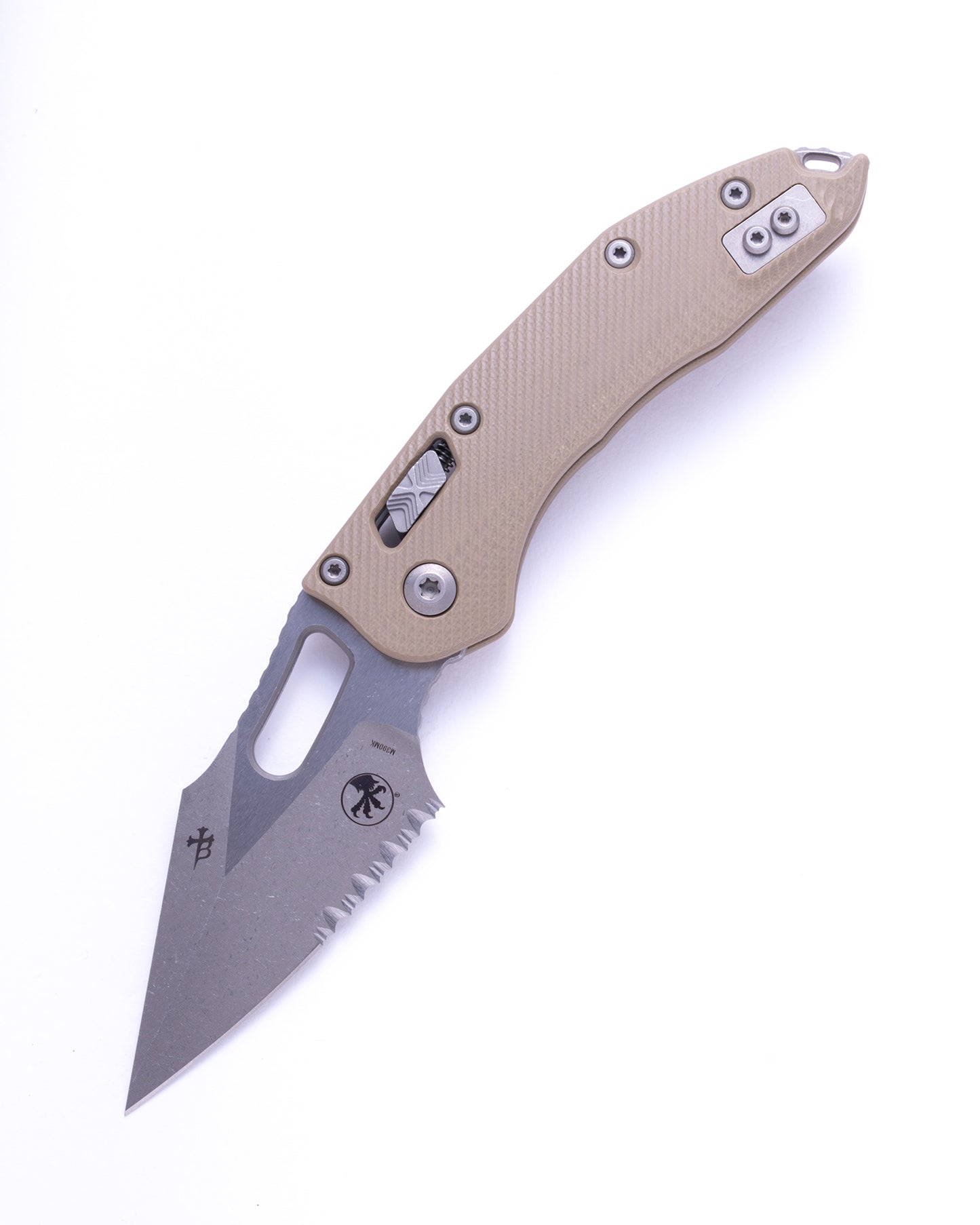 STITCH RAM-LOK APOC FLUTED G-10 TAN COVER PART SERR (169RL-11APFLGTTA)