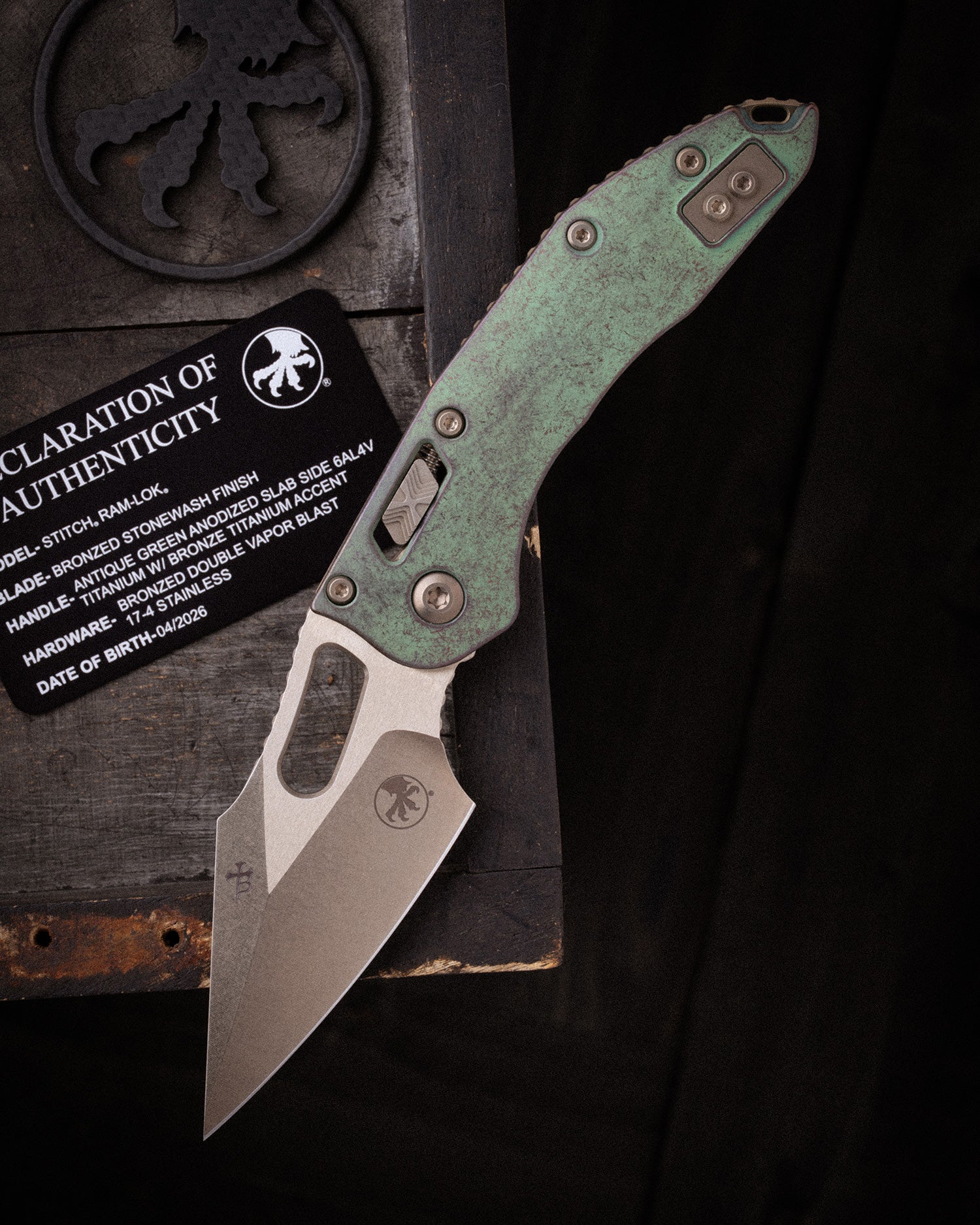 Stitch RAM-LOK™ Marfione Select Bronzed Stonewash Finish Antique