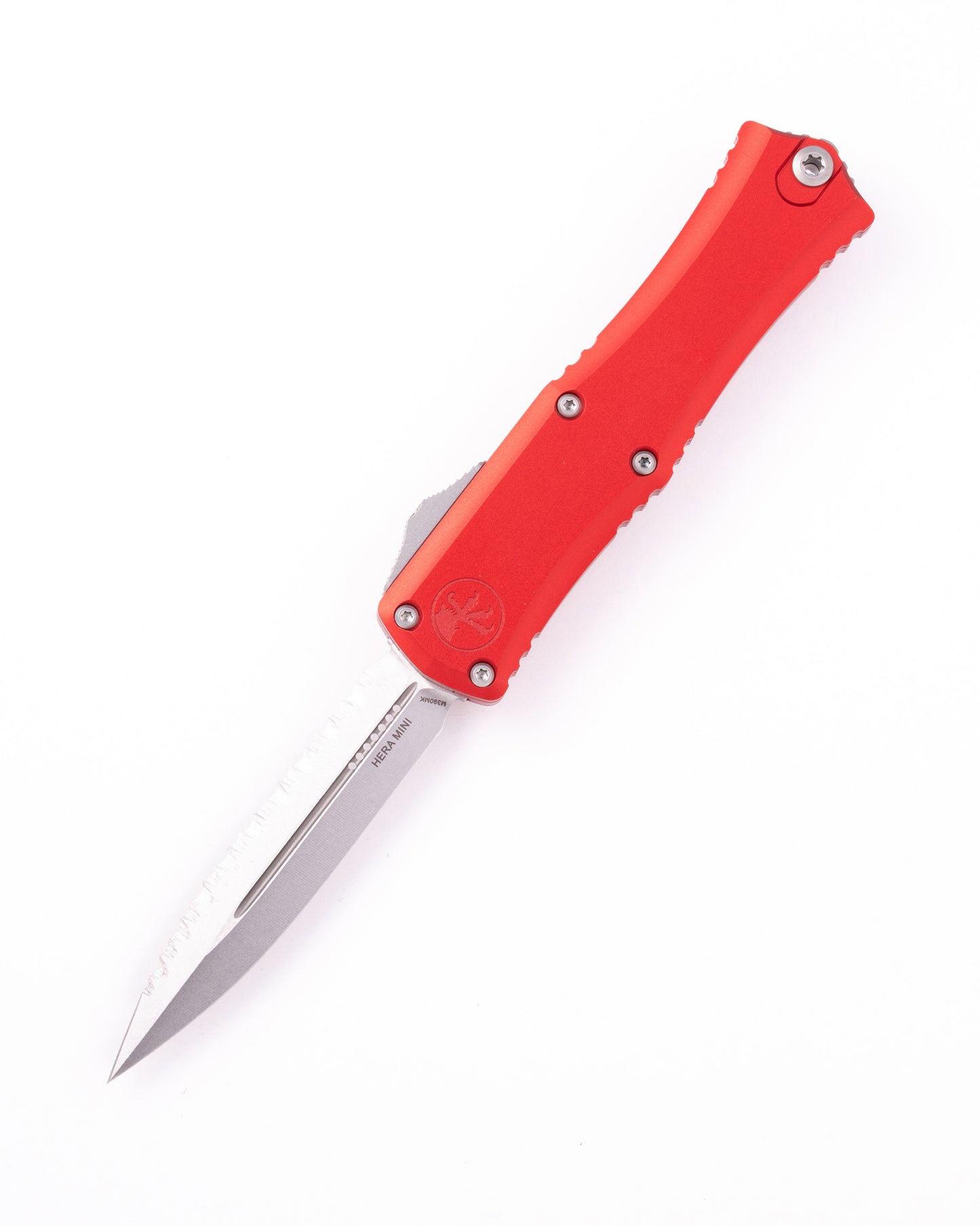 Hera® II Mini D/E Stonewash Full Serrate Red (1702M-12RD)