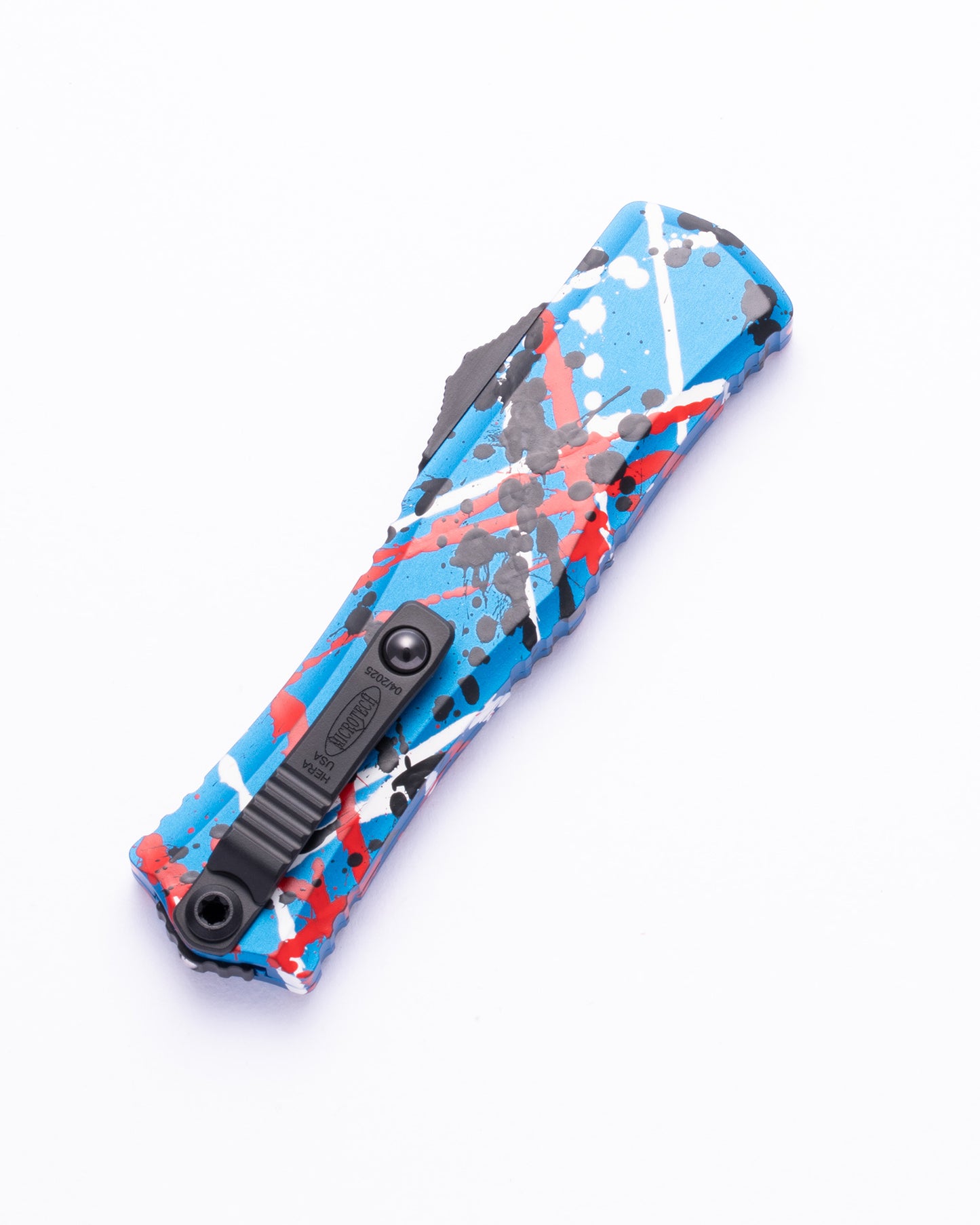 Hera® II Mini D/E Blue Standard Black, Red and White Splatter (1702M-1BLBKRDWHSPL)