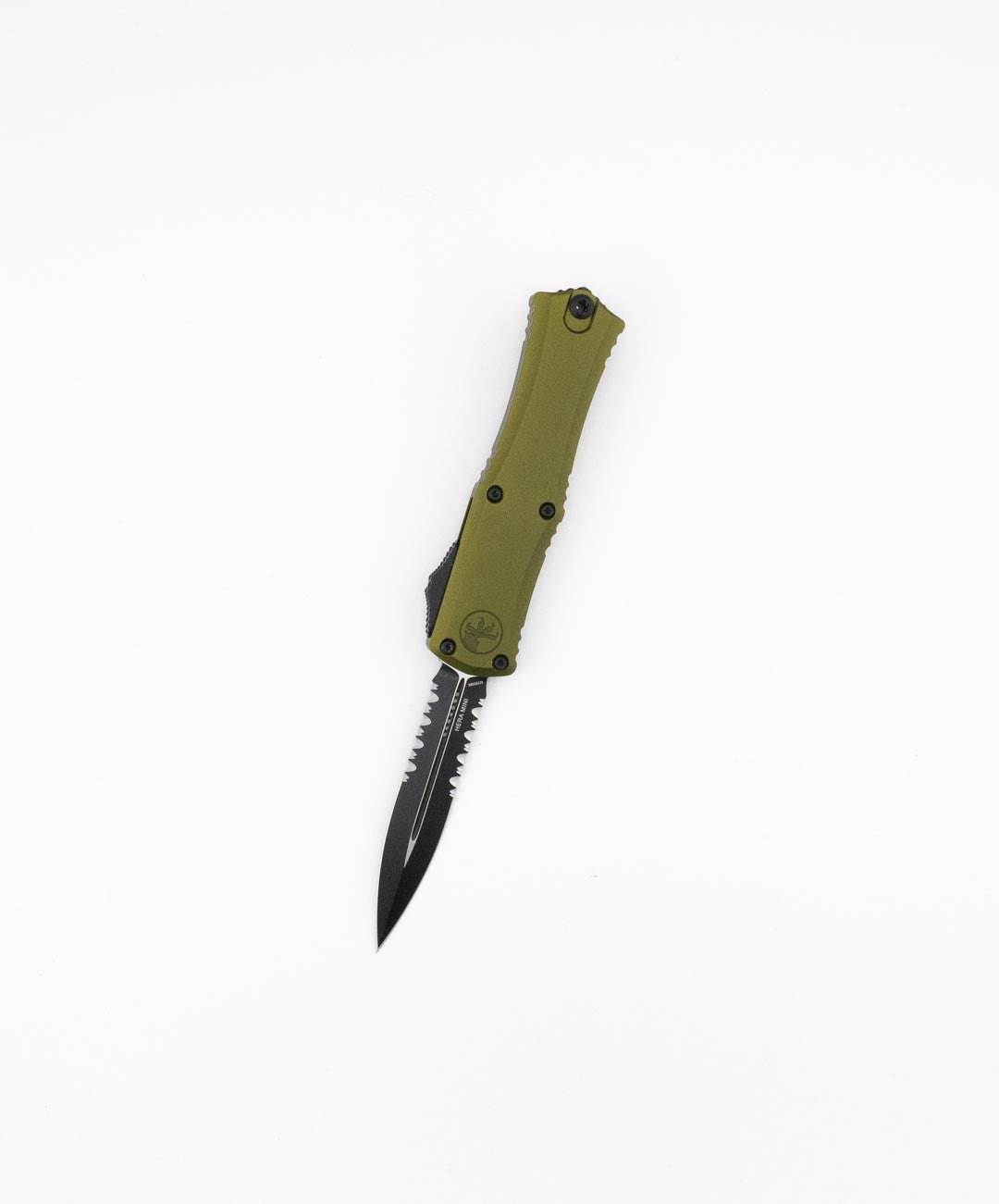 HERA II MINI D/E BLACK PART SERRATE OD GREEN (1702M-2OD) FACTORY SECOND
