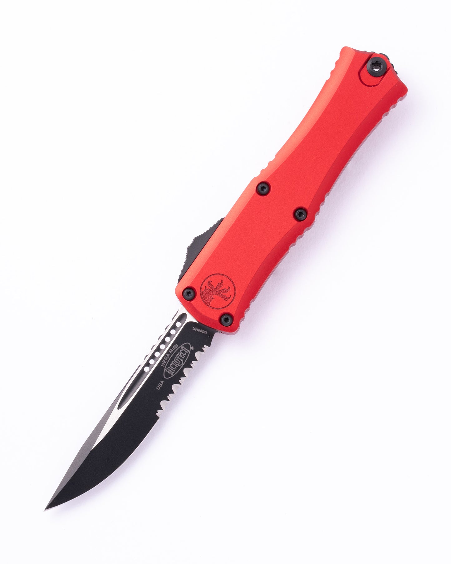 Hera® II Mini S/E Black Part Serrate Red (1703M-2RD)