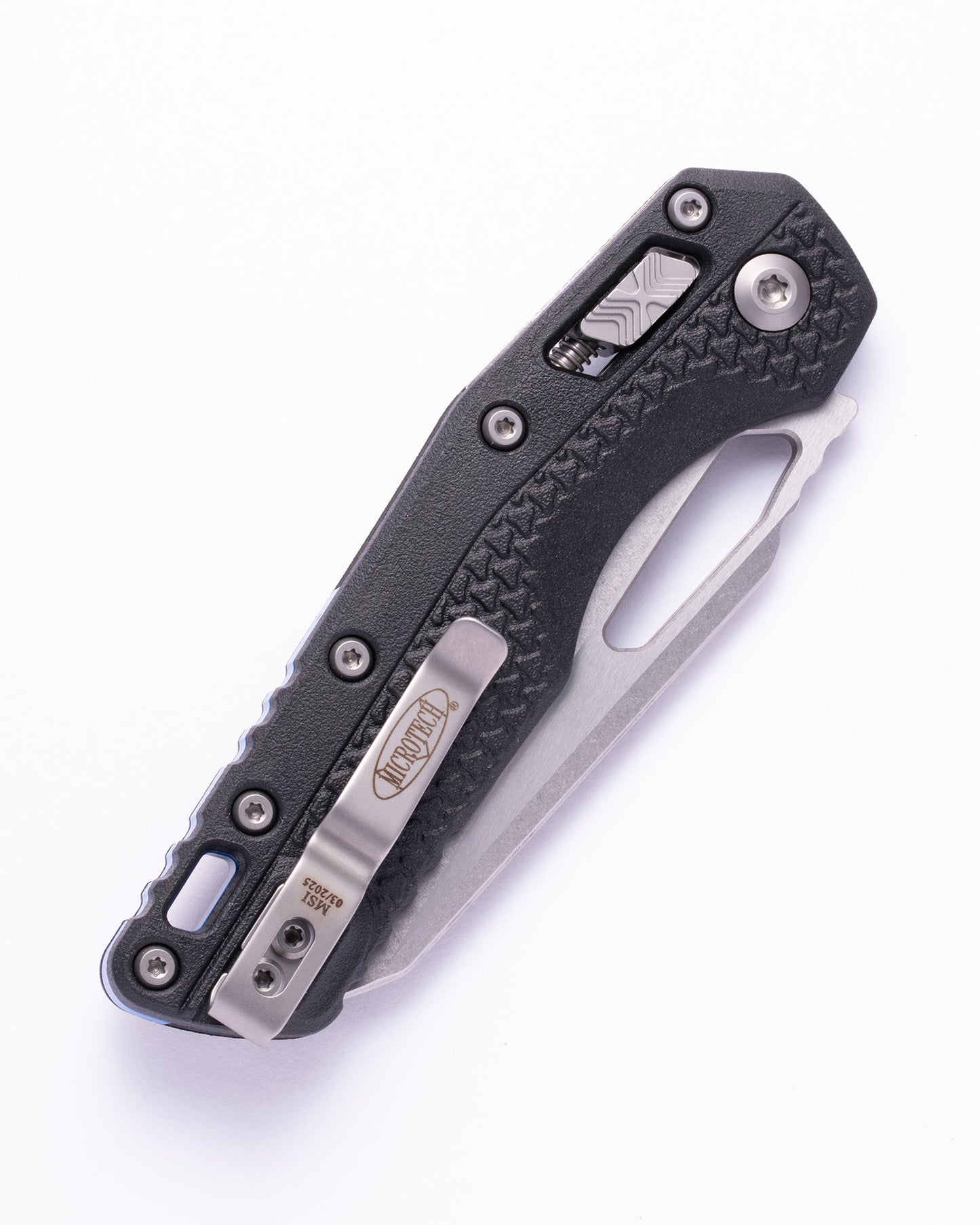 BLUE LINE MSI S/E STONEWASHED STANDARD TRI-GRIP POLYMER BLUE BACKSTRAP (210T-10PMBK-A1)