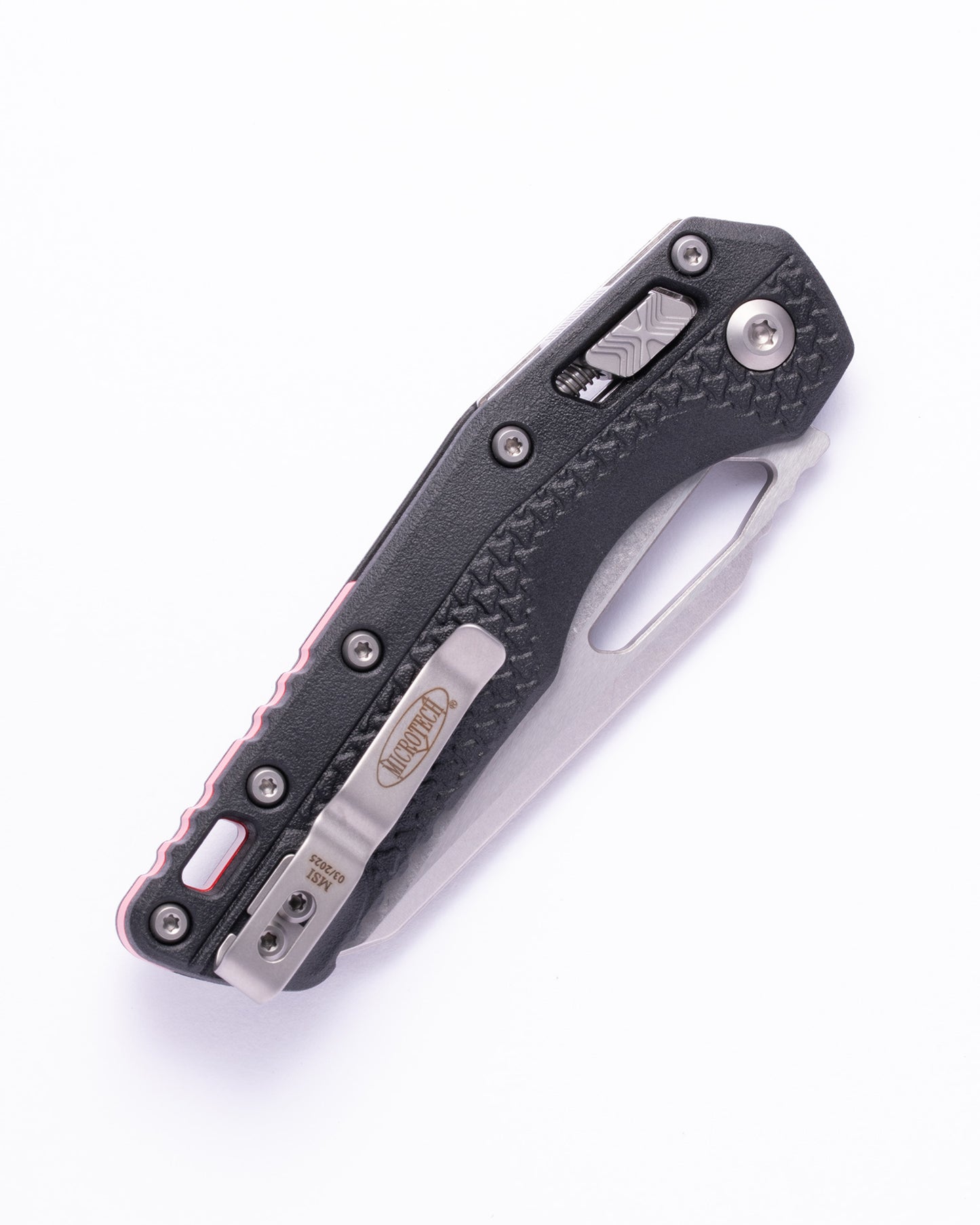 RED LINE MSI S/E STONEWASH STANDARD TRI GRIP POLYMER RED BACK STRAP (210T-10PMBK-A5)