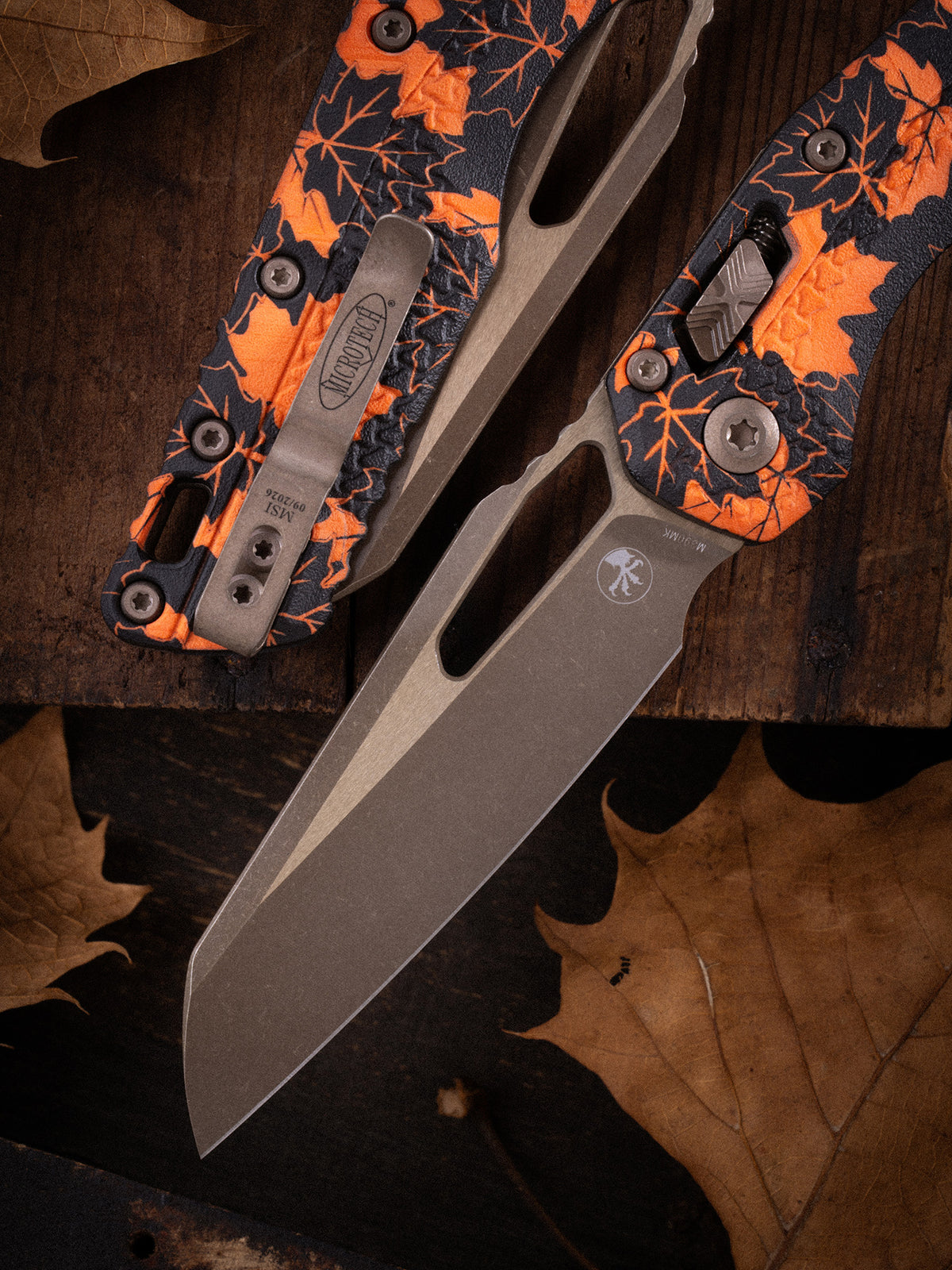 MSI® S/E Apocalyptic® Tri-Grip Polymer Orange Leaves Bronzed (210T-13APPMOL)