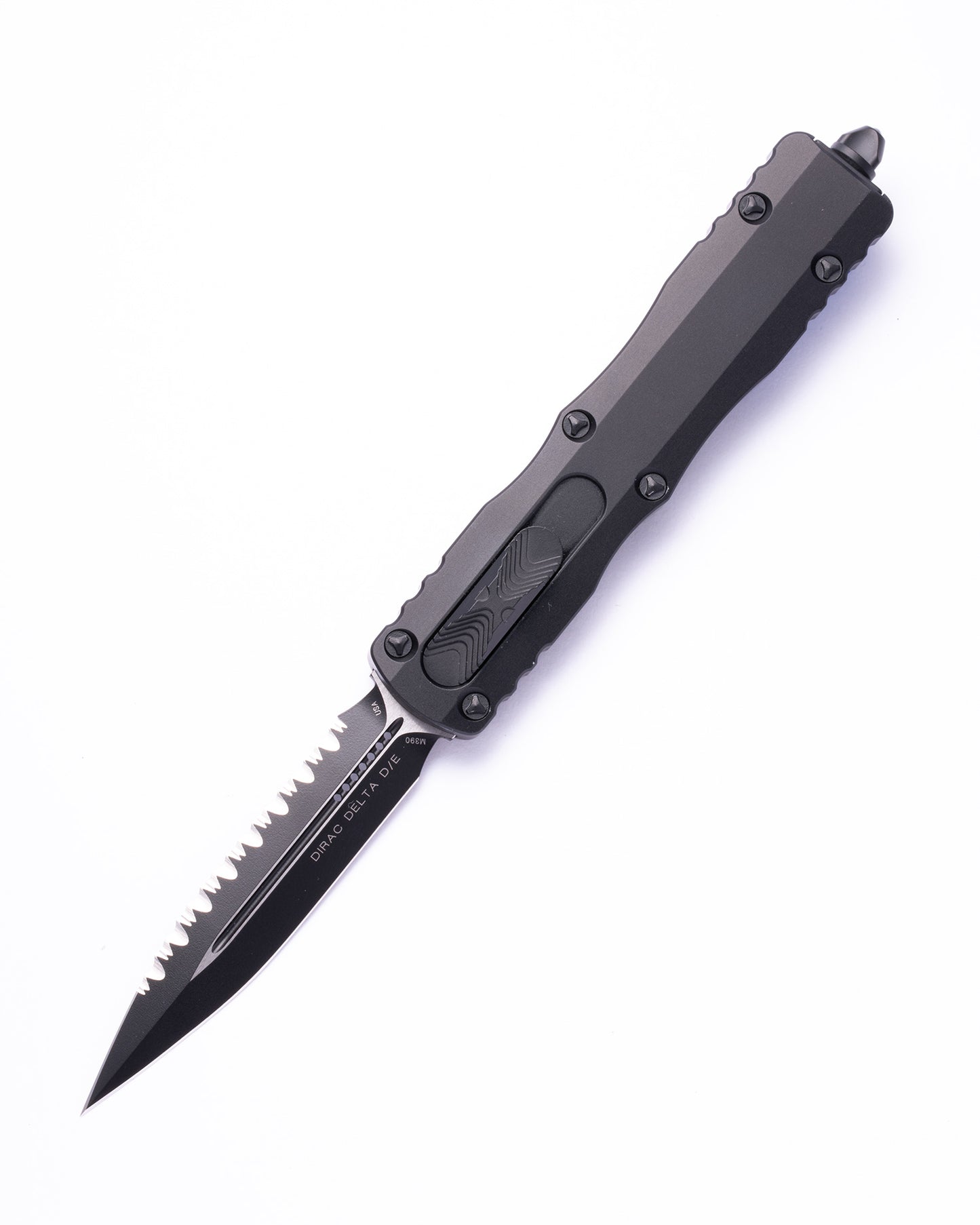 Dirac Delta D/E Black Full Serrated Tactical (227-3T) FACTORY SECOND