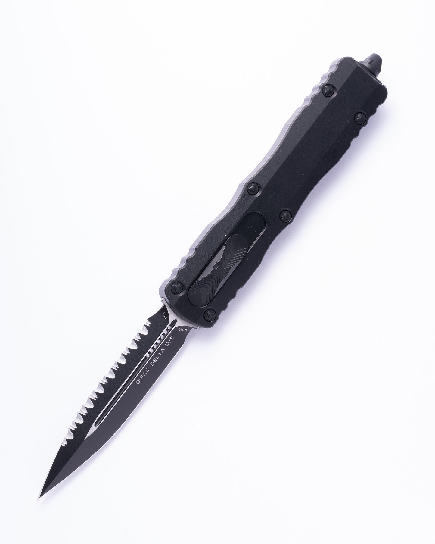 Dirac Delta D/E Black Full Serrated Tactical (227-3T) FACTORY SECOND