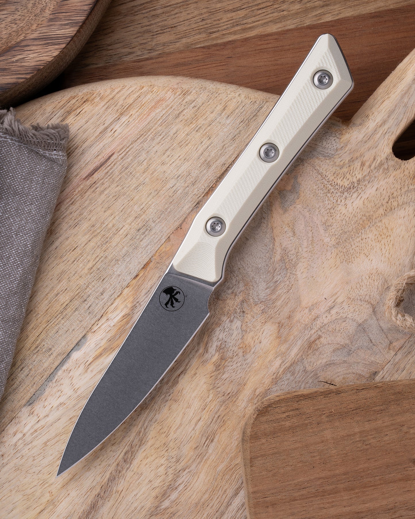 Paring Knife Stonewash Standard Ivory G-10 (3500-10IV)