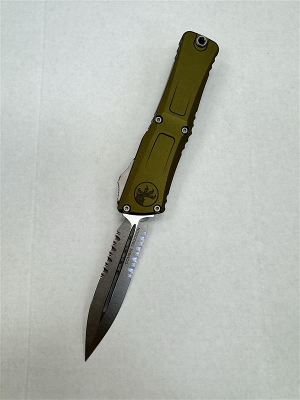 Combat Troodon® D/E Gen III OD Green Stonewash Partial Serrated (1142-11OD)