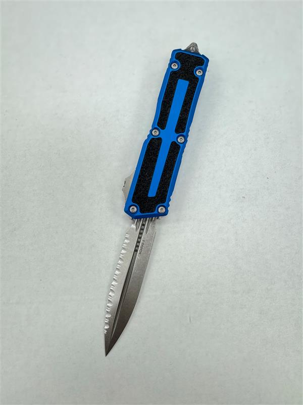 SCARAB II GEN III D/E STONEWASH FULL SERRATE BLUE (1280-12BL)