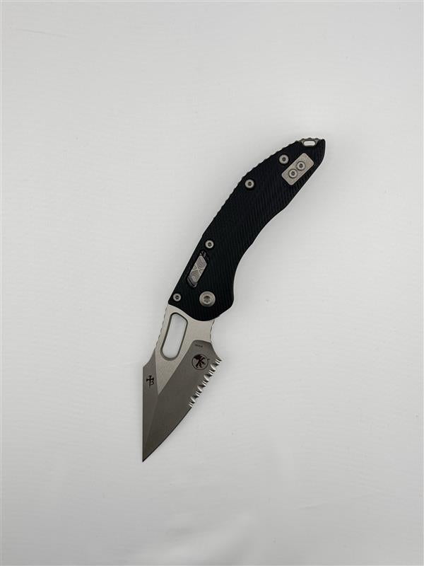 Stitch RAM-LOK™ Black Fluted G10 Apocalyptic Partially Serrated (169RL-11APFLGTBK) FACTORY SECOND