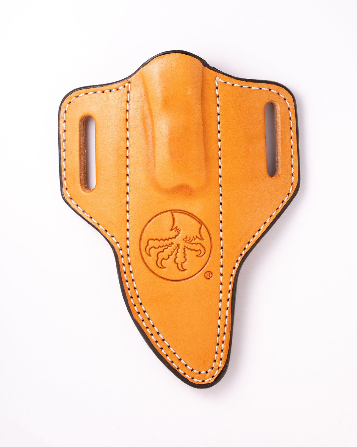 Akris Stonewash Standard G-10 Dark Earth with Natural Leather Sheath (95-10DE-4)