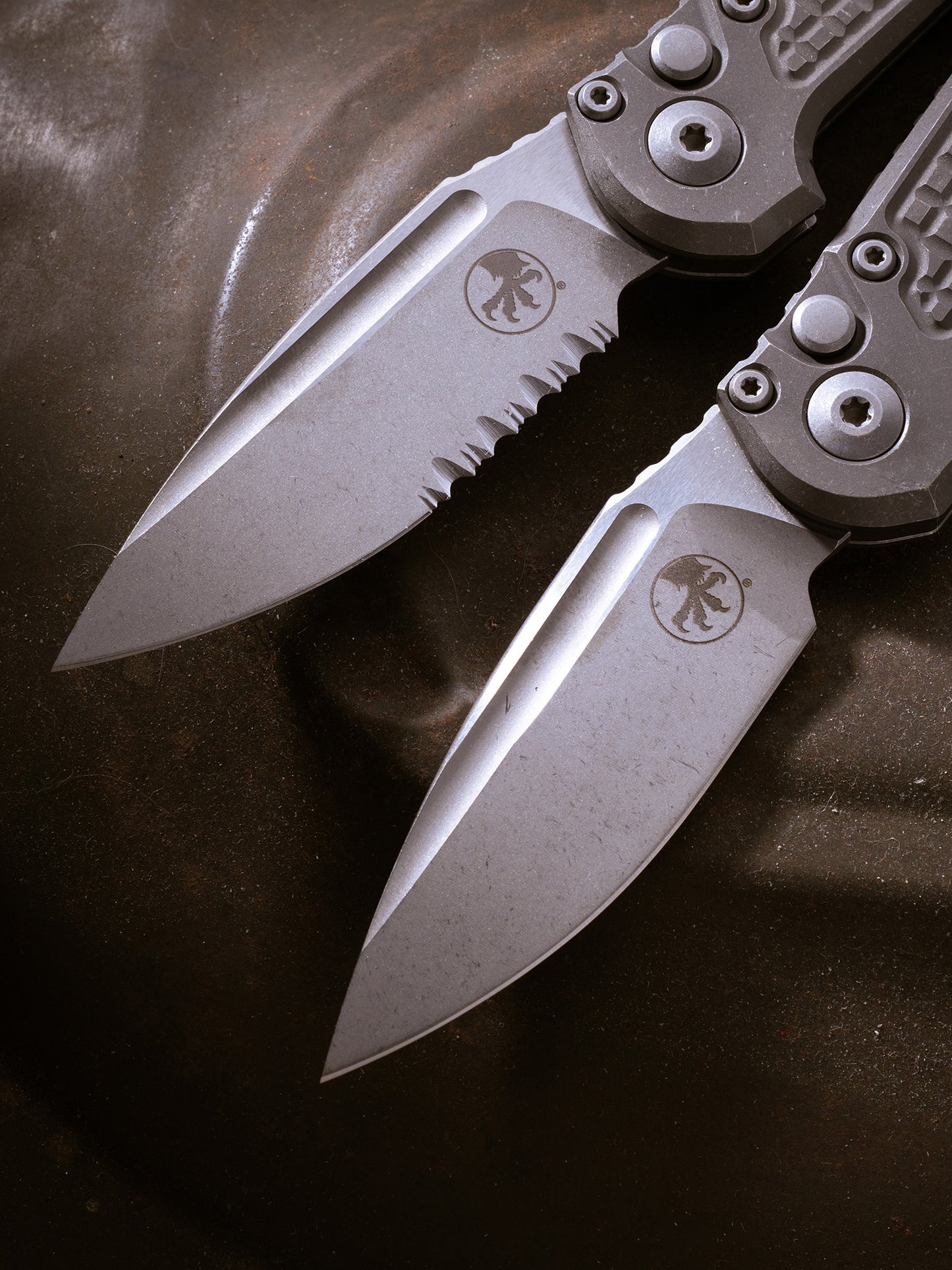 LUDT CLIP POINT MARFIONE SELECT APOCALYPTIC FRAG TITANIUM W/ APOCALYPTIC TITANIUM ACCENT HARDWARE