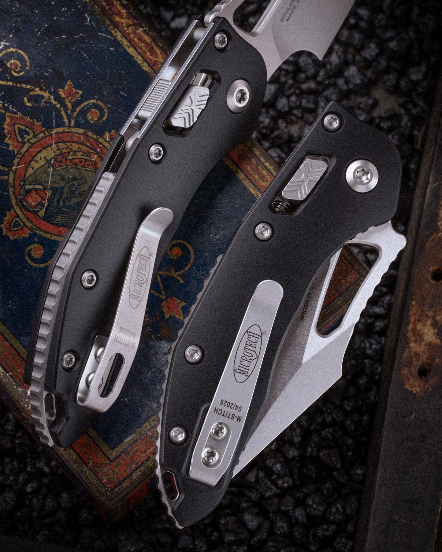 M-Stitch RAM-LOK® Stonewash Standard Slab Aluminum Black (169MRL-10)