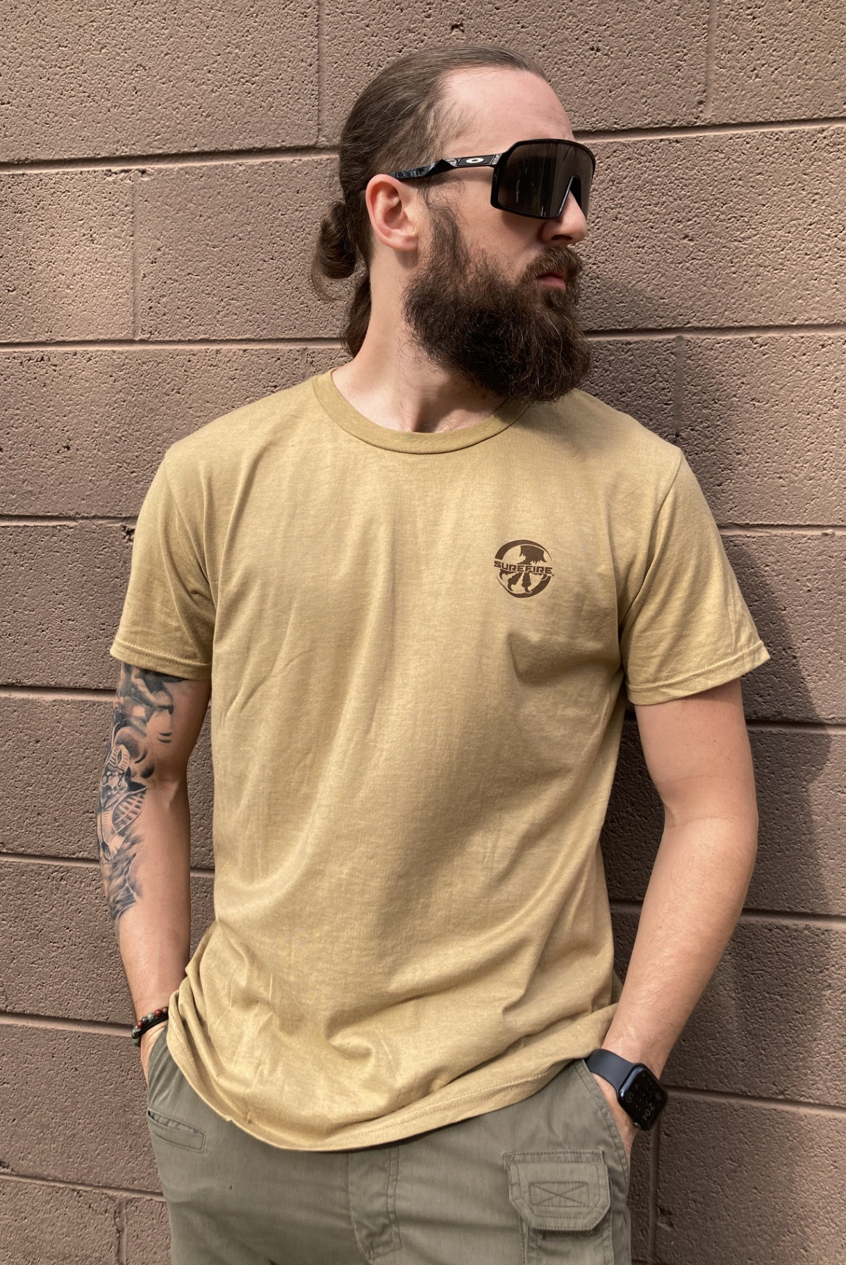 Microtech x SureFire T-Shirt FDE Tan