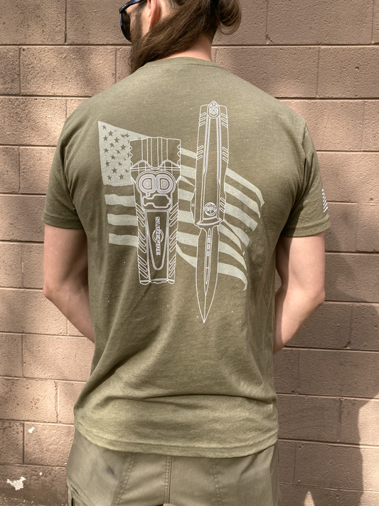 Microtech x SureFire T-Shirt FDE Green