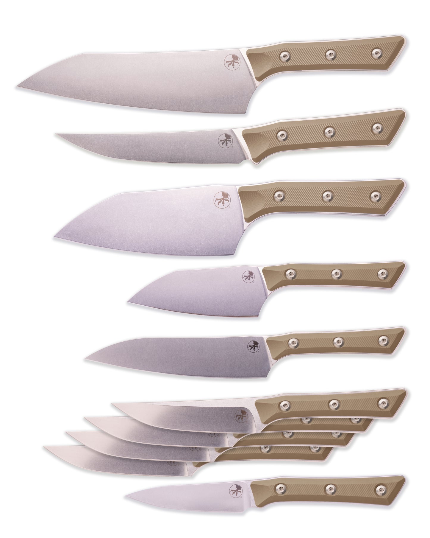Full Culinary Set - Stonewash Standard OD Green G-10 (3700-10SETOD)