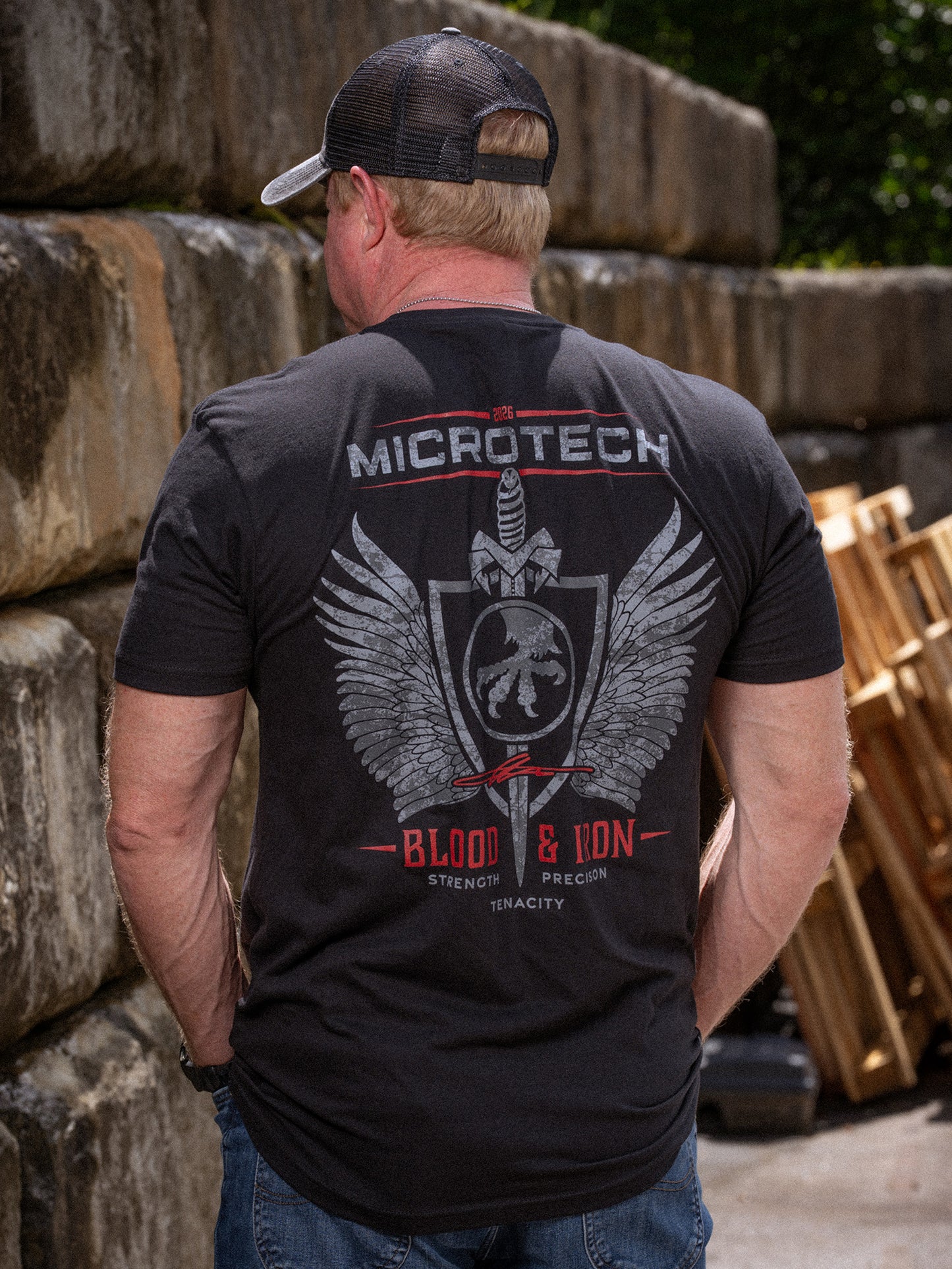 Blood & Iron Blade Show Crew Neck T-Shirt