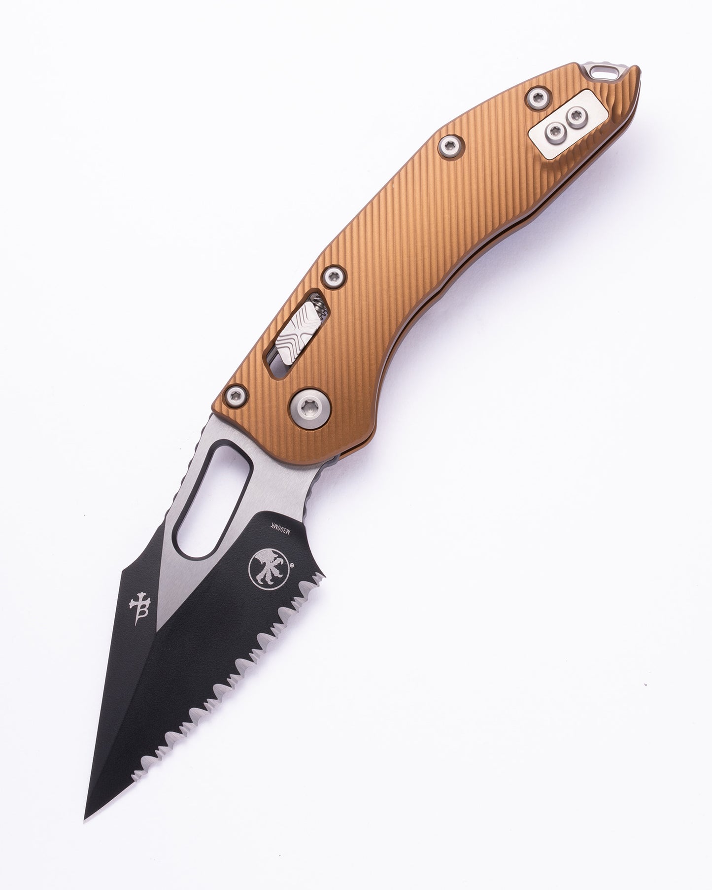STITCH RAM LOK S/E BLACK FULL SERRATE FLUTED TAN (169RL-2FLTA) FACTORY SECOND