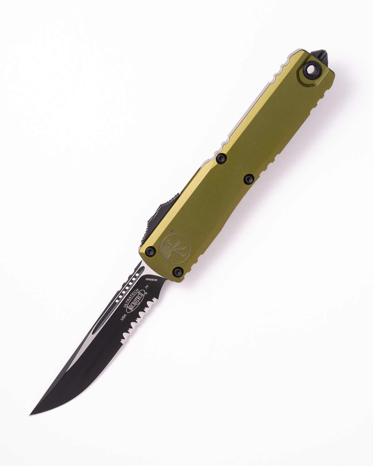 Ultratech Gen IV S/E Black Part Serrate OD Green (11214-2OD)