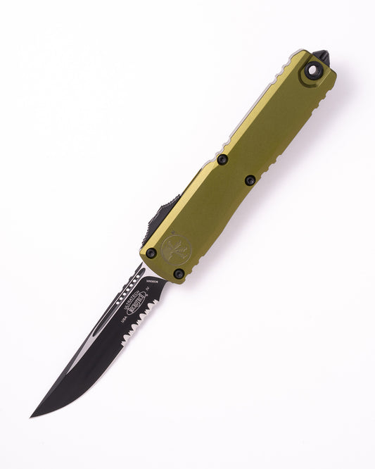 Ultratech Gen IV S/E Black Part Serrate OD Green (11214-2OD)
