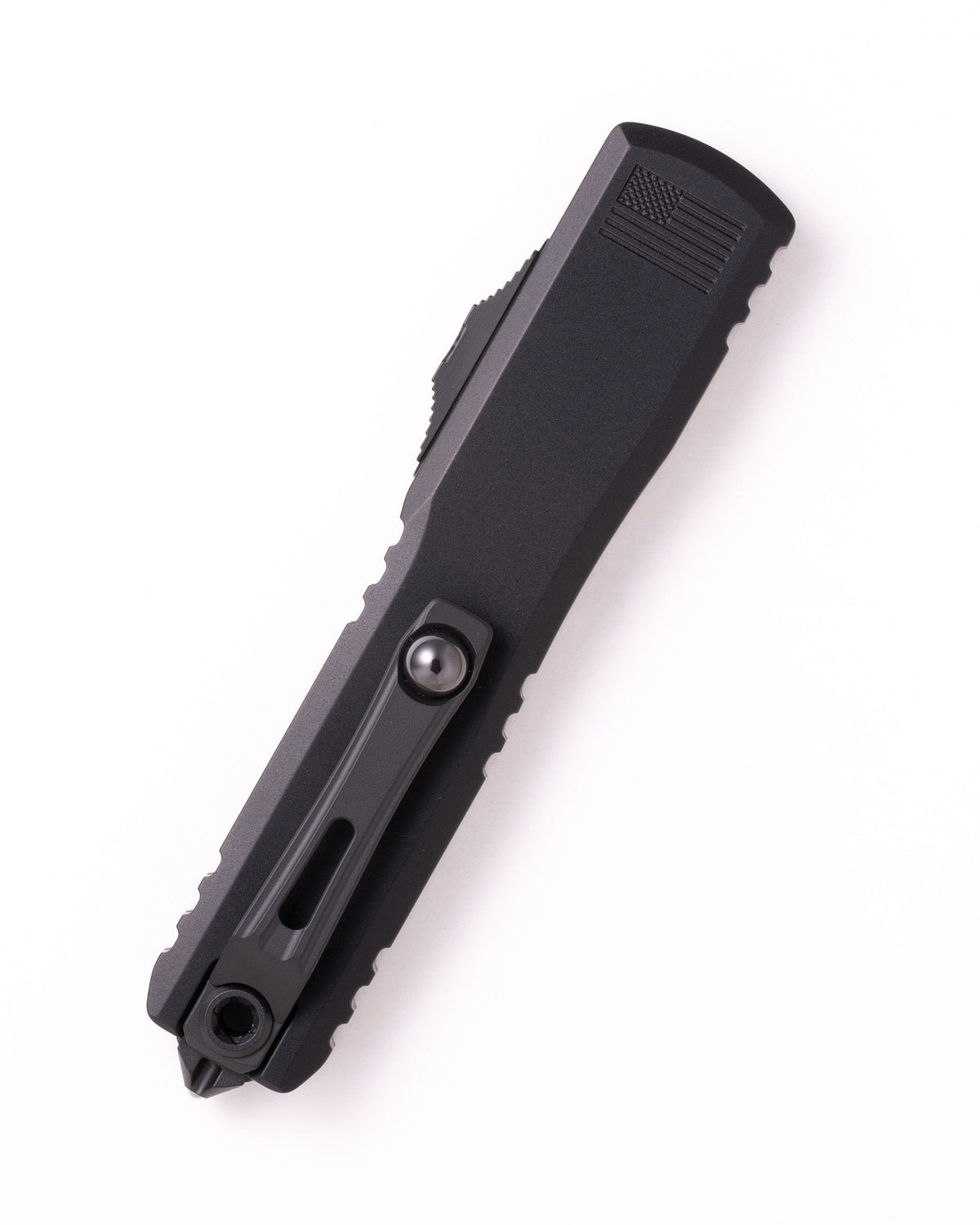 ULTRATECH® GEN IV T/E FULL SERRATE FLAG DEEP ENGRAVED TACTICAL (11234-3T-DFLAG)