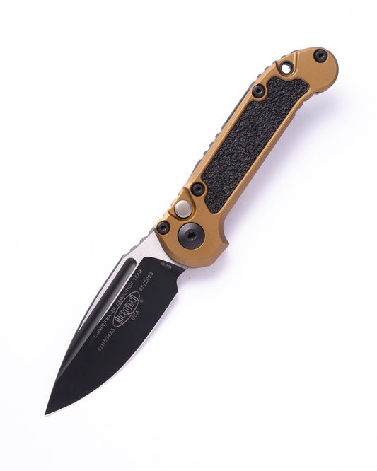 L.U.D.T.  BLACK STANDARD BLADE TAN HANDLE (1135-1TA)