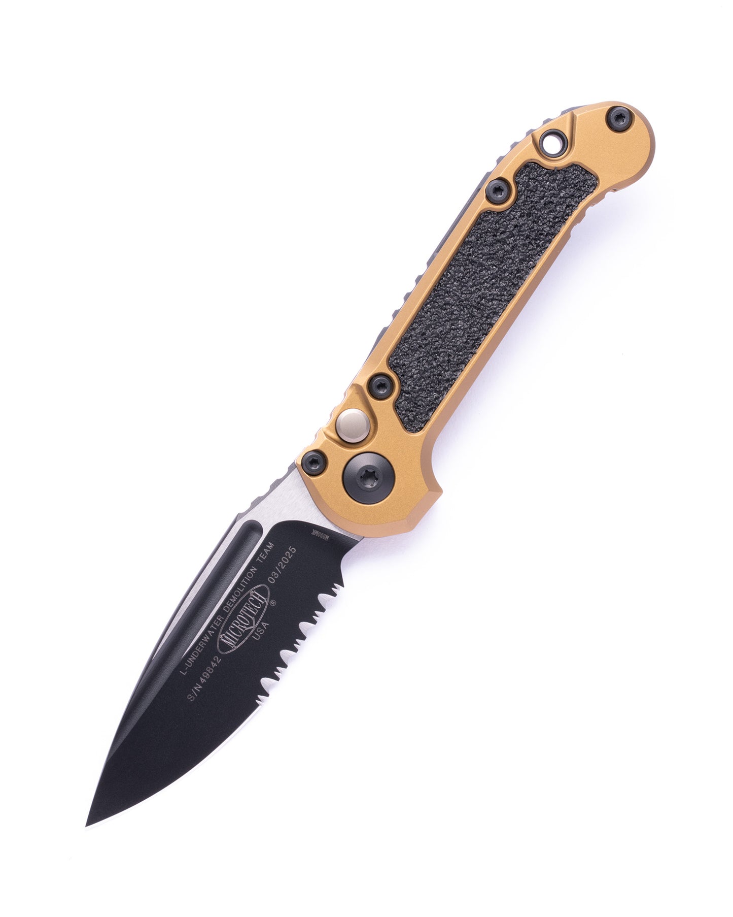 LUDT BLACK BLADE PART SERR TAN HANDLE (1135-2TA)