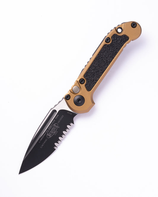 L.U.D.T. BLACK BLADE PART SERR TAN HANDLE (1135-2TA)