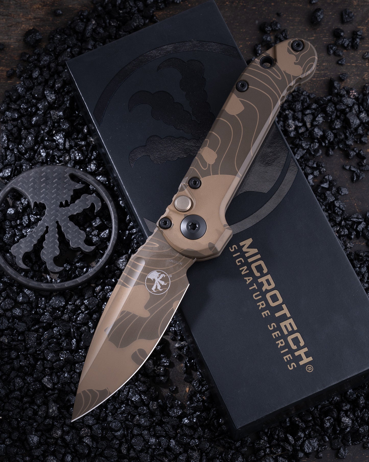 L.U.D.T.® S/E GEN III Signature Series Smooth Handle Topographic Badlands Camo Standard