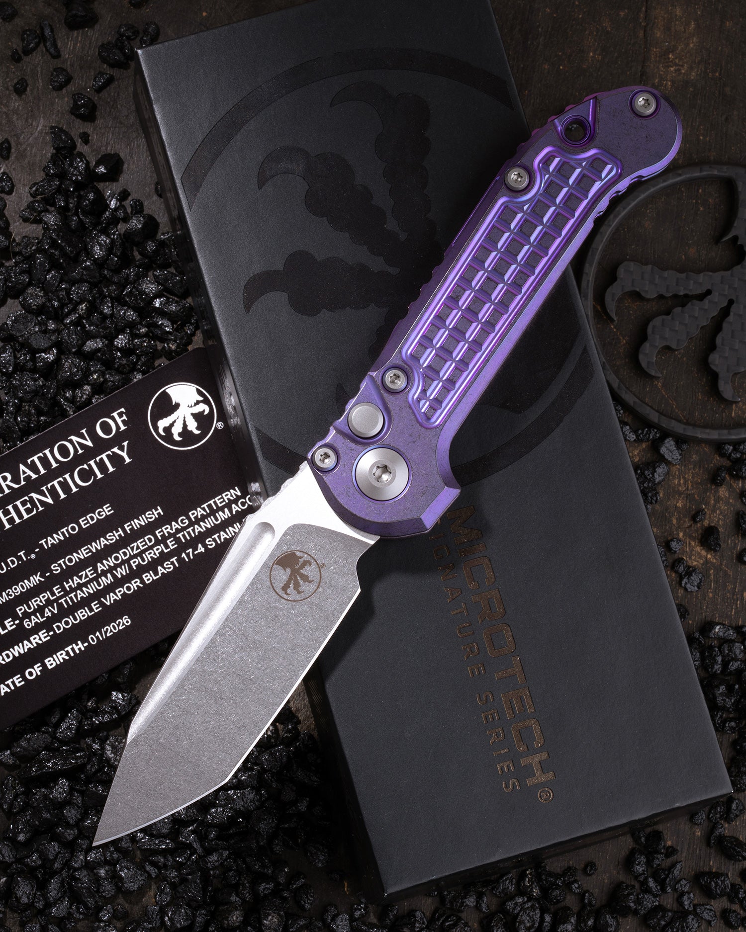 L.U.D.T – TANTO EDGE MARFIONE SELECT STONEWASH FINISH PURPLE HAZE