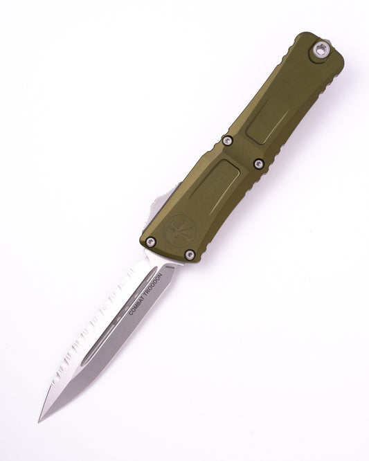 Combat Troodon® D/E Gen III OD Green Stonewash Full Serrate (1142-12OD)