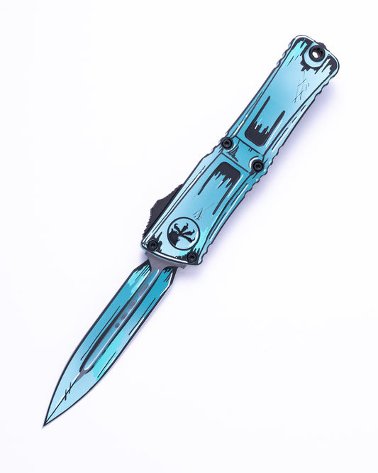 COMBAT TROODON GEN III D/E STANDARD CERAKOTE COMIC STRIP TURQUOISE (1142-1TQCOMICS)