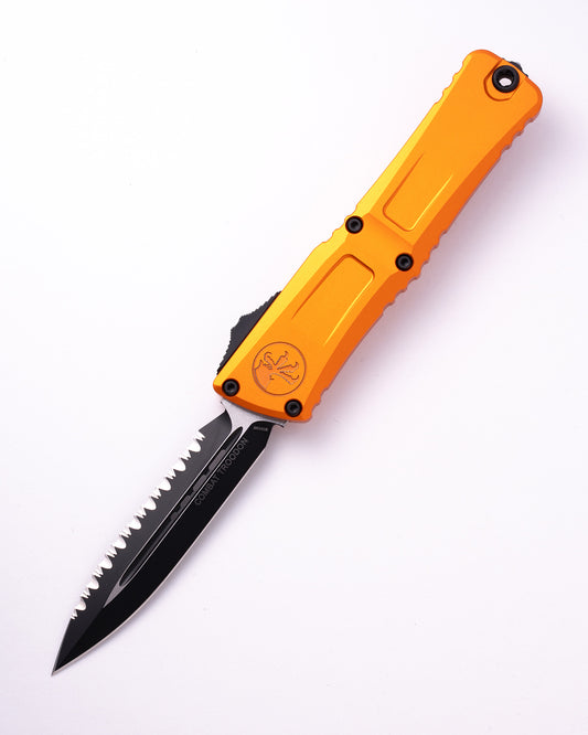 Combat Troodon® D/E Gen III Black Full Serrate Orange (1142-3OR)