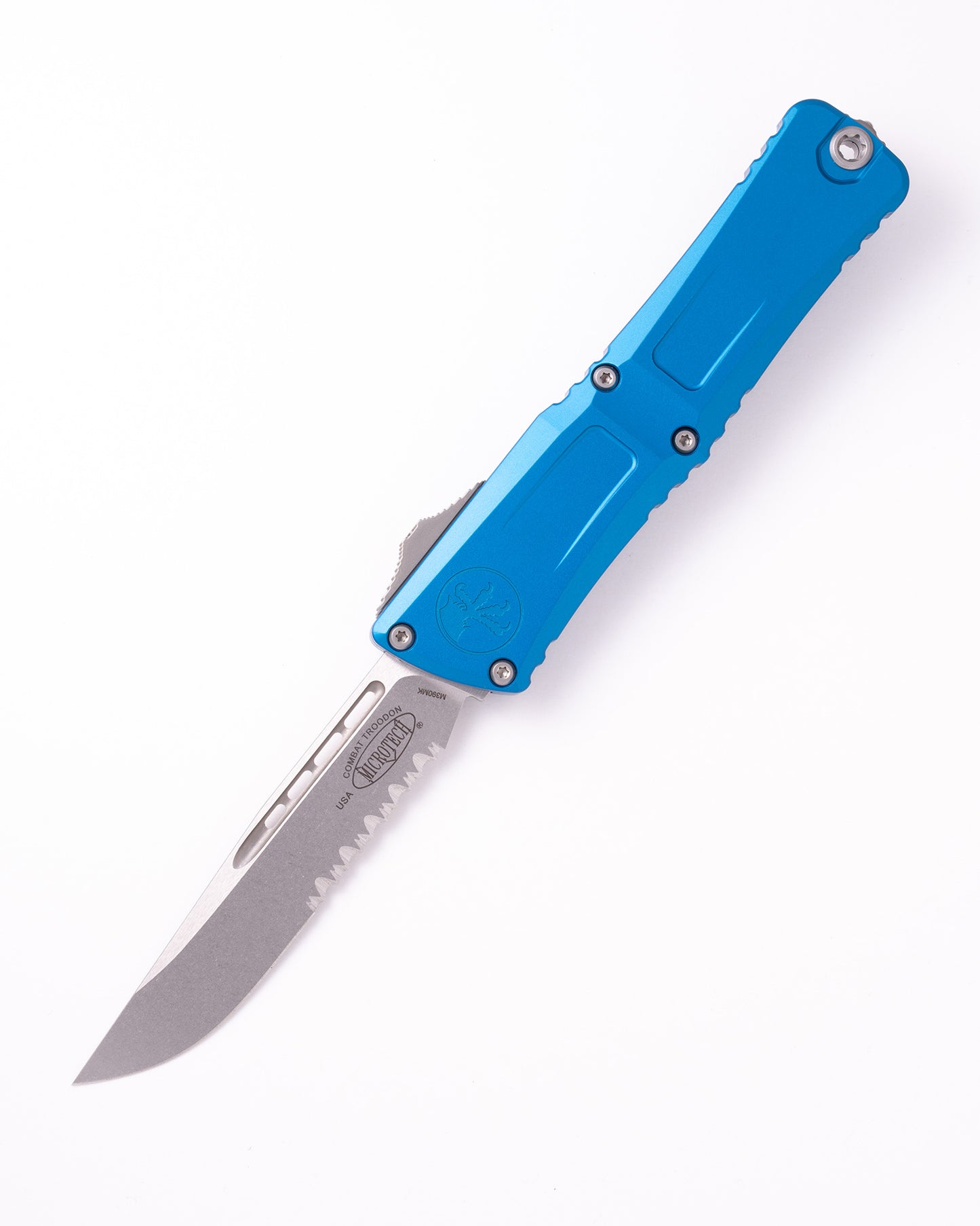 Combat Troodon® S/E Gen III Blue Stonewash Partial Serrate (1143-11BL)