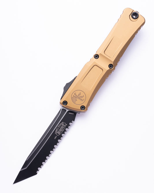 COMBAT TROODON GEN III T/E BLACK FULL SERRATE TAN (1144-3TA)