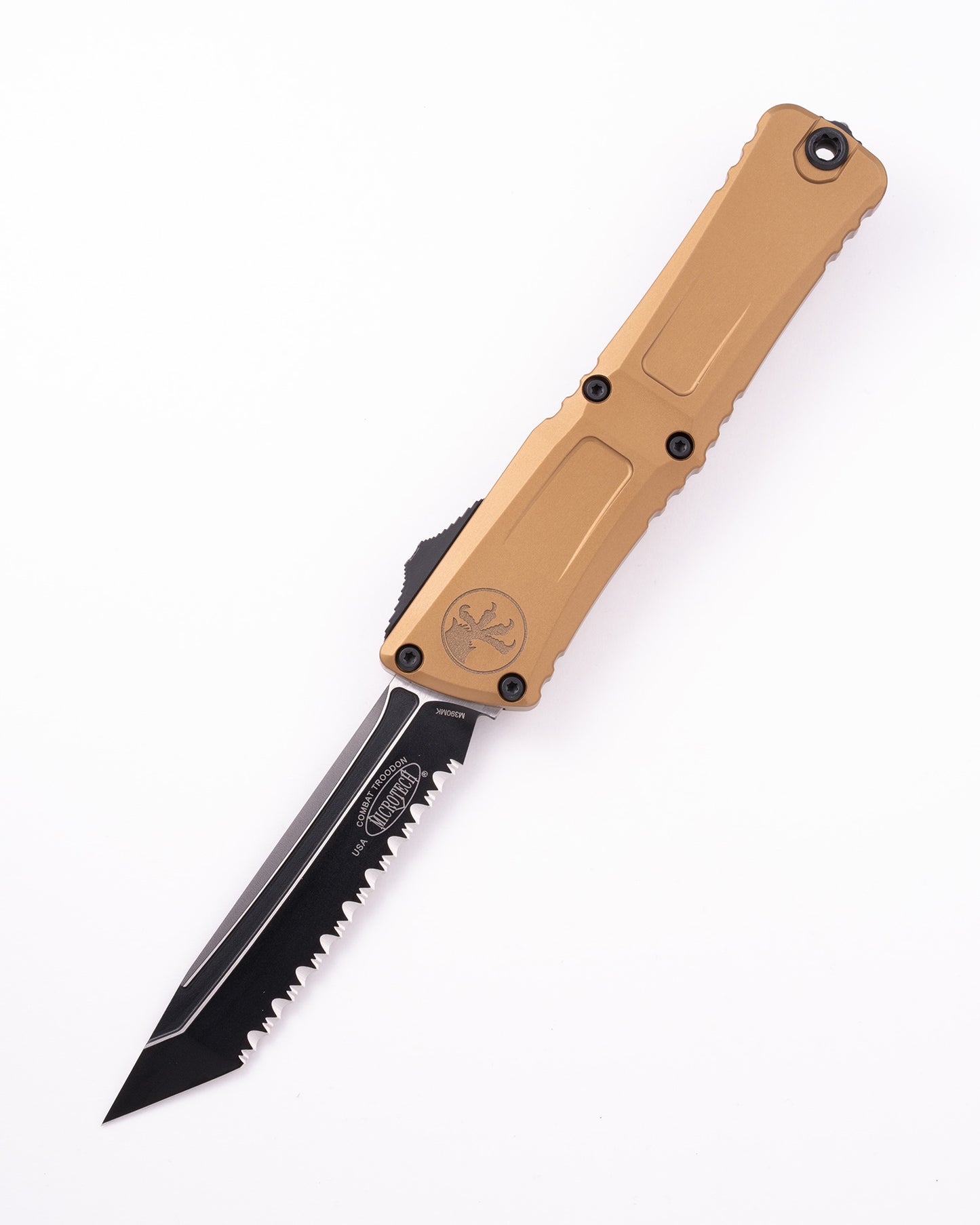 COMBAT TROODON GEN III T/E BLACK FULL SERRATE TAN (1144-3TA)