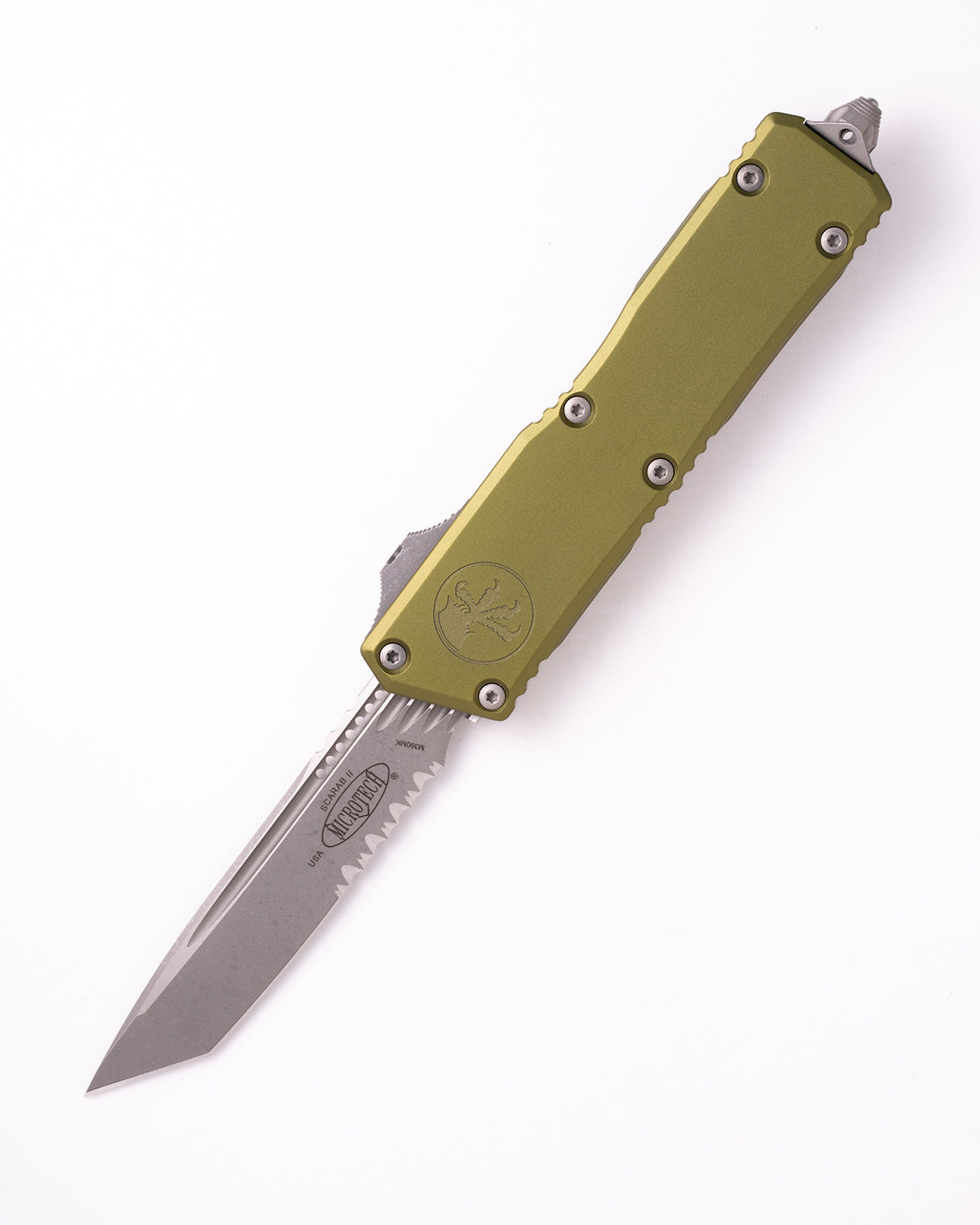 SCARAB® II GEN III EXECUTIVE T/E APOCALYPTIC® PARTIAL SERRATED OD GREEN (1177-11APOD)