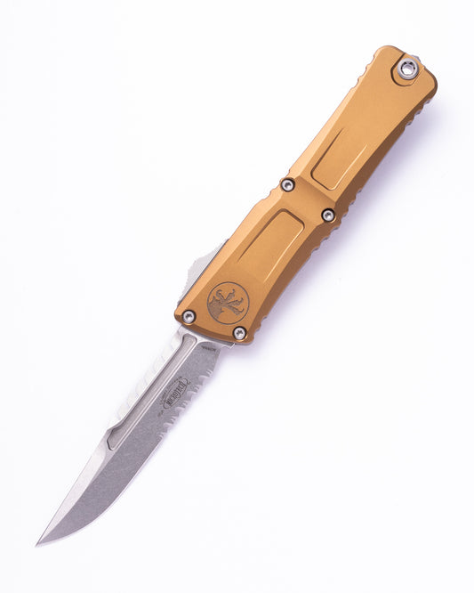 COMBAT TROODON GEN III INTERCEPTOR STONEWASH PART SERRATE TAN SIGNATURE SERIES (1217-11TAS)